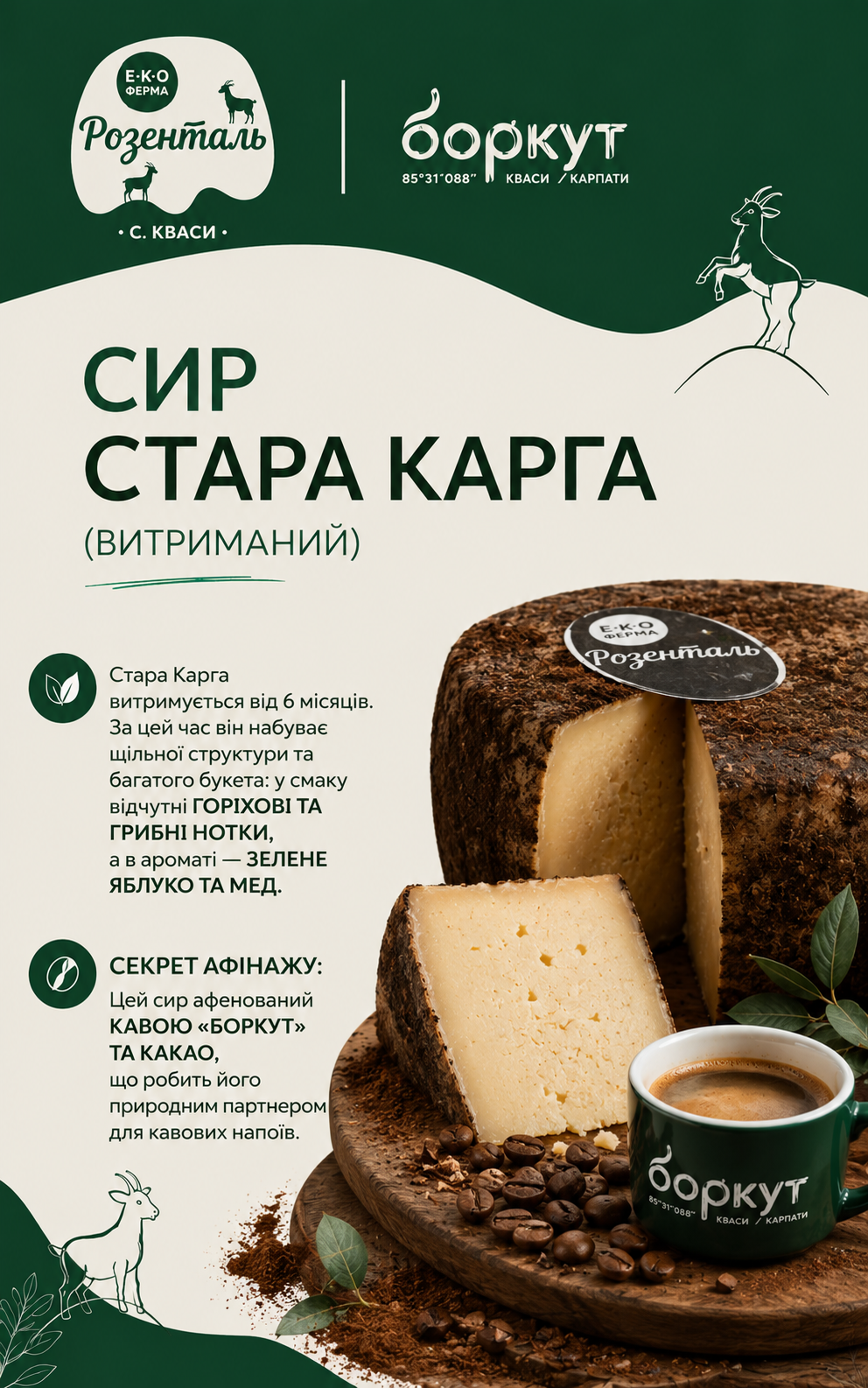 Сир Капучино + кава